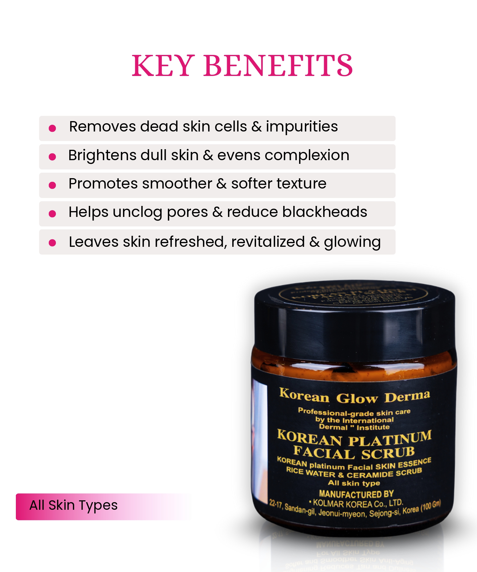 Korean Platinum Facial Scrub - Image 3
